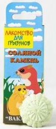 Камень минеральный ВАКА Соляной, для грызунов 